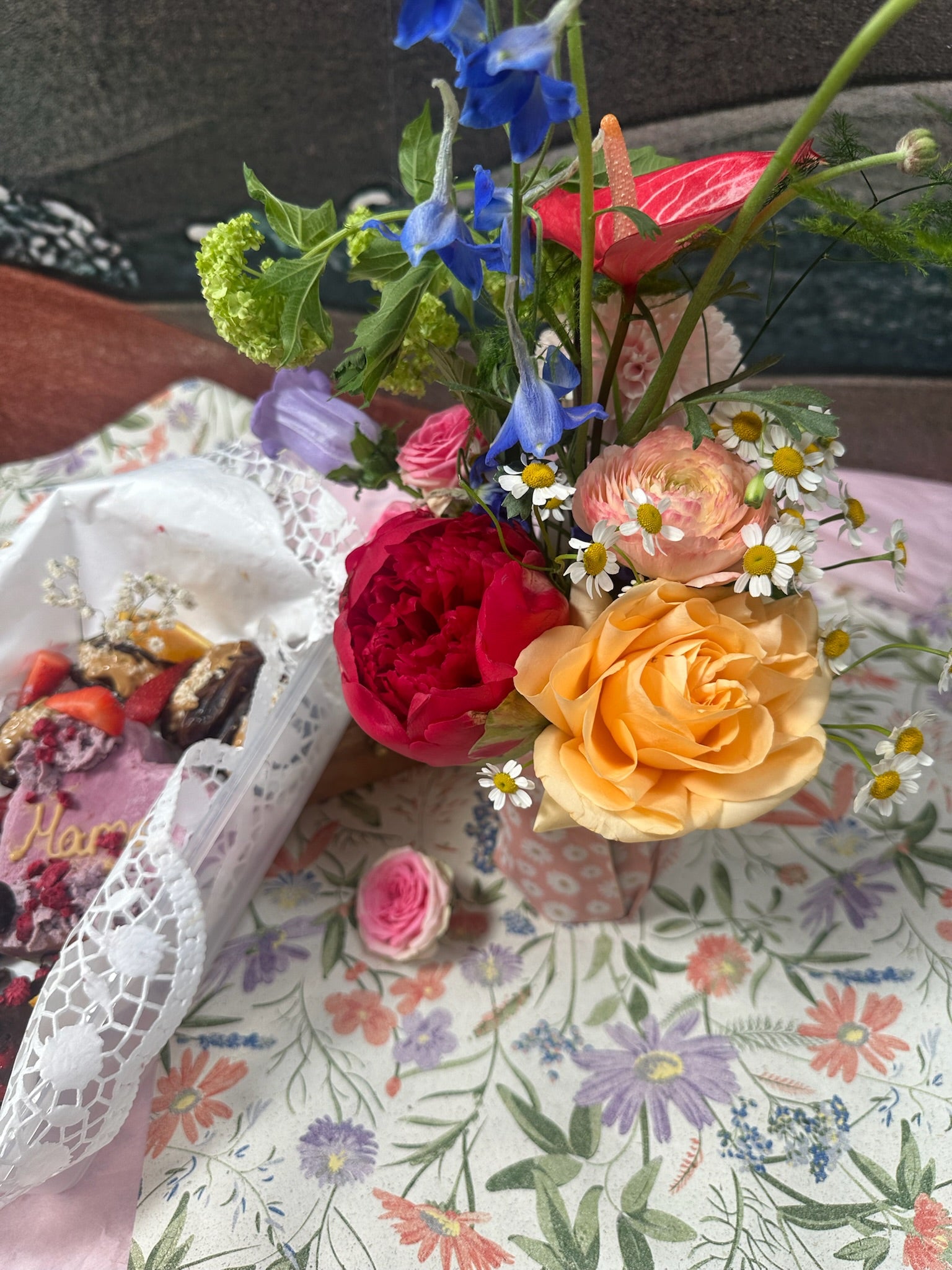 🌿 Hey Mama! Bouquet - mit wilder Blumenauswahl